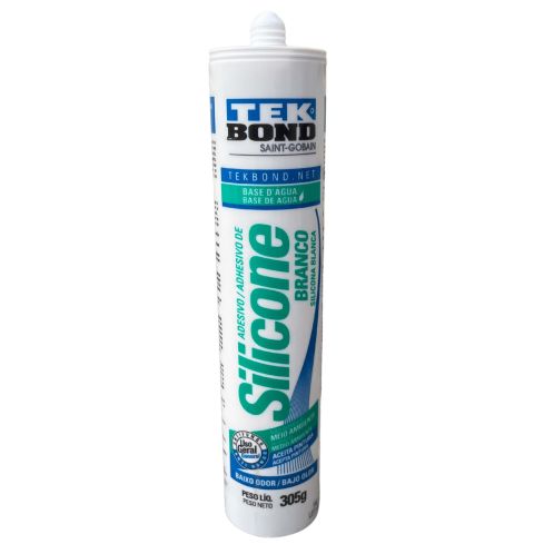 SILICONE BASE AGUA BRANCO 305g280ml - TEKBOND