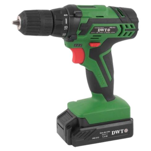 PARAFUSADEIRAFURAD BATERIA 12V DWT PFD012 Bivolt Maleta Acessorios - DWT FERRAMENTAS