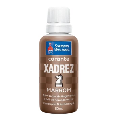 COR LIQ XADREZ MARROM 50ml c12un - XADREZ