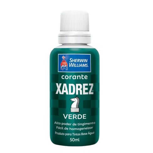 COR LIQ XADREZ VERDE 50ml c12un - XADREZ