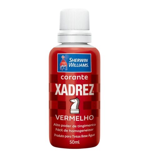 COR LIQ XADREZ VERMELHO 50ml c12un - XADREZ