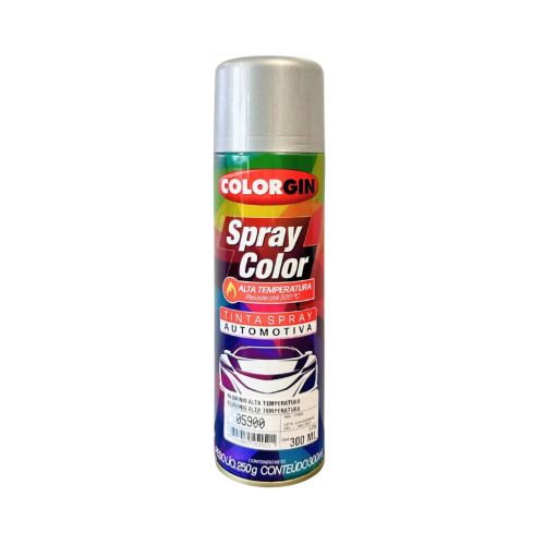 SPRAY COLOR ALTA TEMPERATURA ALUMINIO 300ml - COLORGIN
