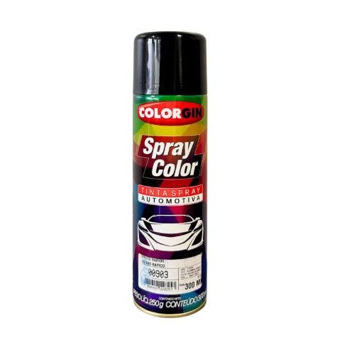 SPRAY COLOR PRETO RAPIDO 300ml - COLORGIN