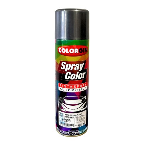 SPRAY COLOR GRAFITE METALICO PARA RODAS 300ml - COLORGIN