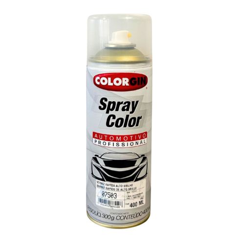 SPRAY COLOR VERNIZ RAPIDO ALTO BRILHO 400ml - COLORGIN