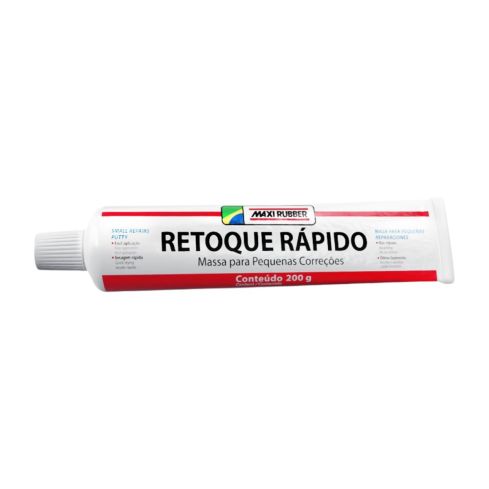 MASSA RETOQUE RAPIDO 200g - MAXIRUBBER