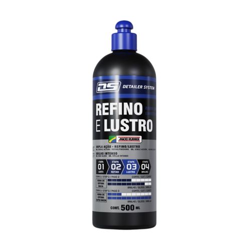 REFINO E LUSTRO ETAPA 2 E 3 500ml - MAXIRUBBER