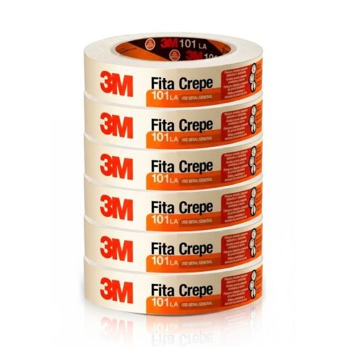 FITA CREPE USO GERAL 101LA 18mmX50m - 3M