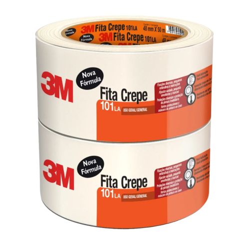 FITA CREPE USO GERAL 101LA 48mmX50m - 3M