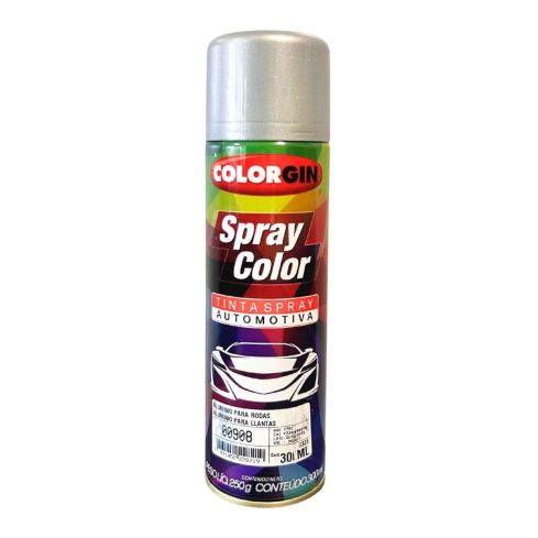 SPRAY COLOR ALUMINIO PARA RODAS 300ml - COLORGIN
