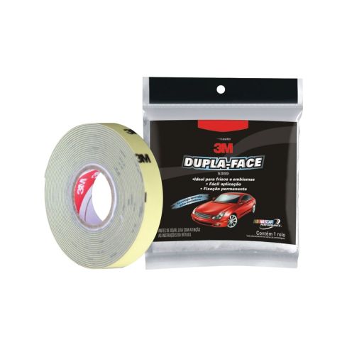 FITA DUPLA FACE 5369T TRANSPARENTE 12mmx3m - 3M