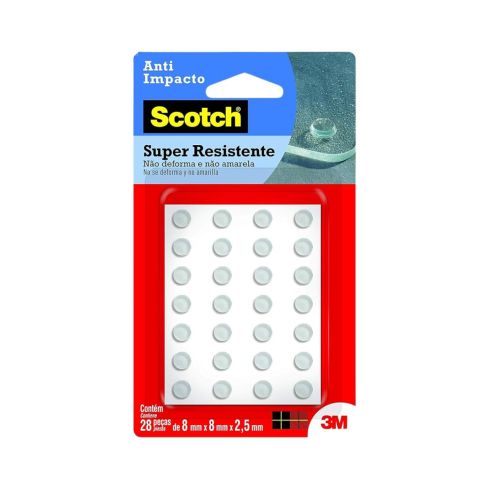 ANTIIMPACTO SILICONE REDONDO EXTRA PEQUENO 8mm NB025 c28un - 3M