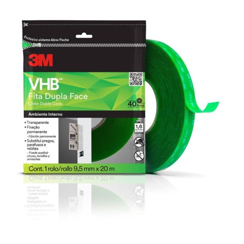 FITA VHB 4910 DUPLAFACE TRANSP 95mmX20m FLOWPACK - 3M