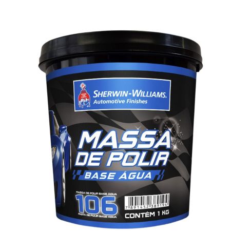 MASSA POLIR Base Agua N2 1 kg Pote Plastico - LAZZURIL