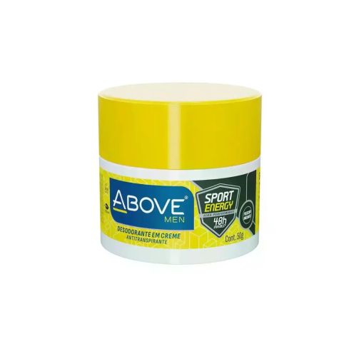 DESODORANTE EM CREME POTE SPORT ENERGY MEN 48H 50g - ABOVE