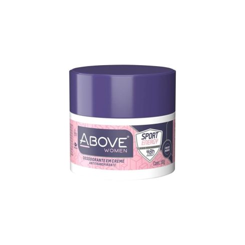 DESODORANTE EM CREME POTE SPORT ENERGY WOMEN 48H 50g - ABOVE