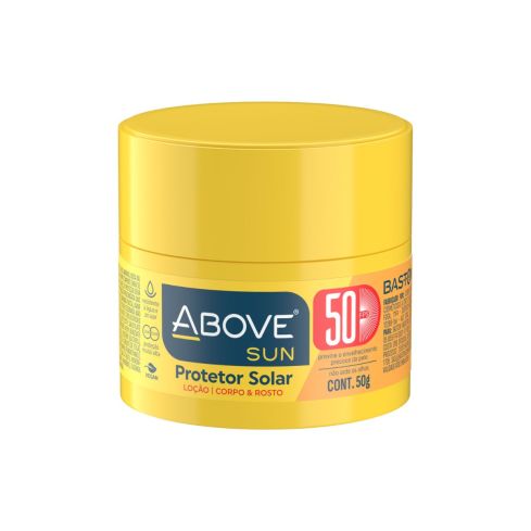 PROTETOR SOLAR CREME FPS50 CORPO E ROSTO 50g - ABOVE