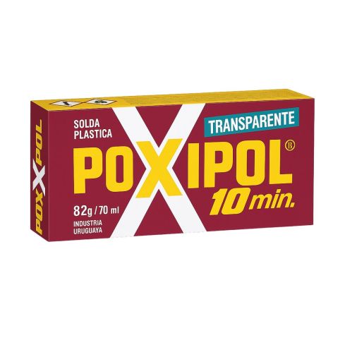 POXIPOL TRANSPARENTE 10 MINUTOS 82g - POXIPOL