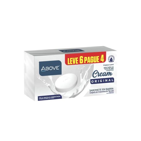 SABONETE EM BARRA CREAM ORIGINAL 75g LEVE 6 PAGUE 4 - ABOVE