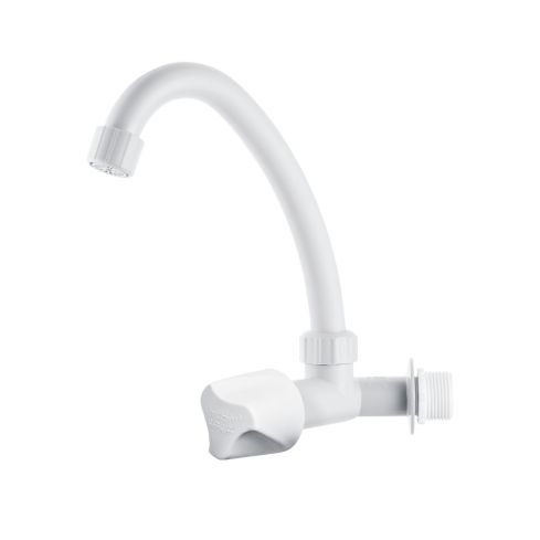 TORNEIRA BRANCA PAREDE Pratica Bica Movel 12 - HERC