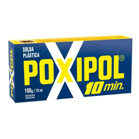 POXIPOL METALICO 10 MINUTOS 108g - POXIPOL