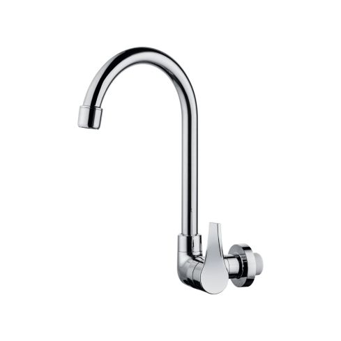 TORNEIRA PAREDE MVC TWIST COLOR CROMADO 14 VOLTA BICA MOVEL - HERC