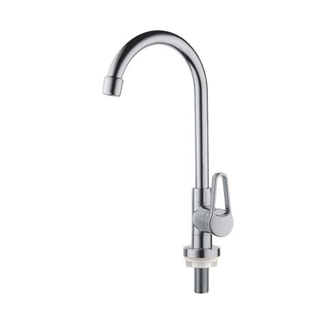 TORNEIRA MESA MVC QUARTZO CROMADO 14 VOLTA BICA MOVEL - HERC