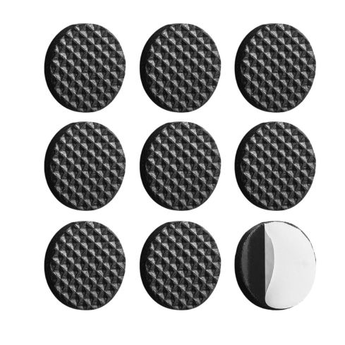 PROTETOR EVA ADESIVO REDONDO PRETO 9 PECAS 3cm - PRIMAFER