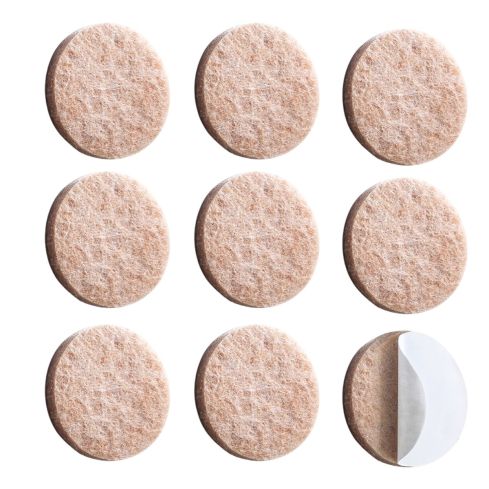 PROTETOR FELTRO ADESIVO REDONDO BEGE 9 PECAS 3cm - PRIMAFER