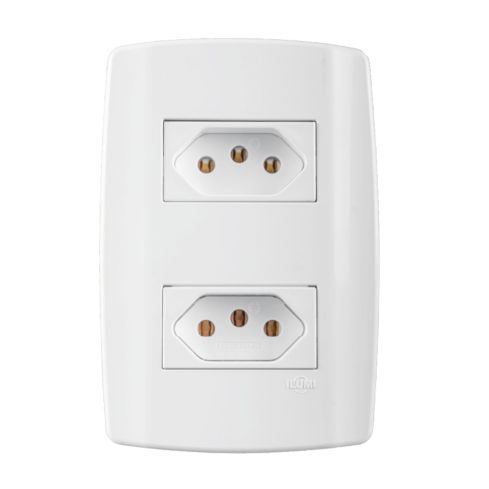 SLIMCJ 2 TOMADAS 10A 250V - ILUMI