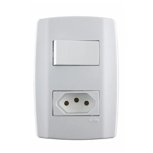 SLIMCJ 1 INTER SIMPLES 1 TOMADA SIMPLES 20A 250V - ILUMI