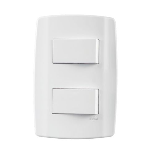 SLIMCJ 2 INTERRUPTOR SIMPLES 10A 250V - ILUMI