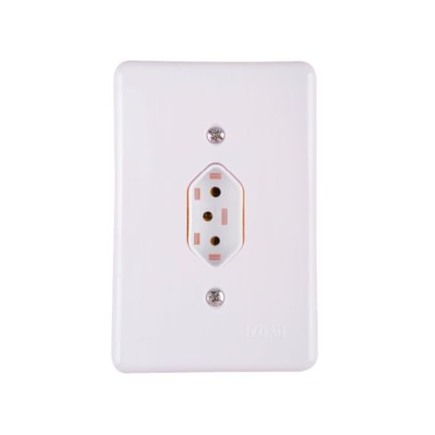 STYLUSTOMADA FIXA DE EMBUTIR BIPOLAR 2PT 20A 250V C PLACA 4X2 - ILUMI