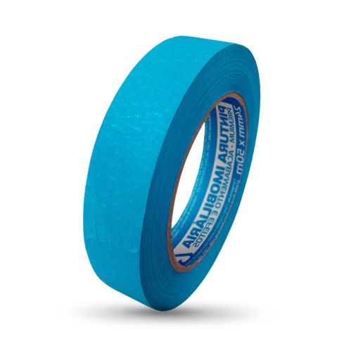 FITA CREPE IMOBILIARIA AZUL NEON A327S 24mmX50m - ADERE