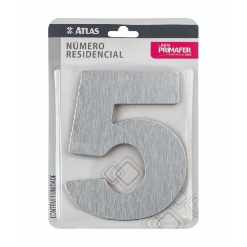 NUMERO RESIDENCIAL ACM ESCOVADO N5 - PRIMAFER