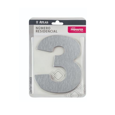 NUMERO RESIDENCIAL ACM ESCOVADO N3 - PRIMAFER