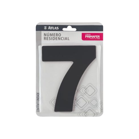 NUMERO RESIDENCIAL ACM PRETO N7 - PRIMAFER