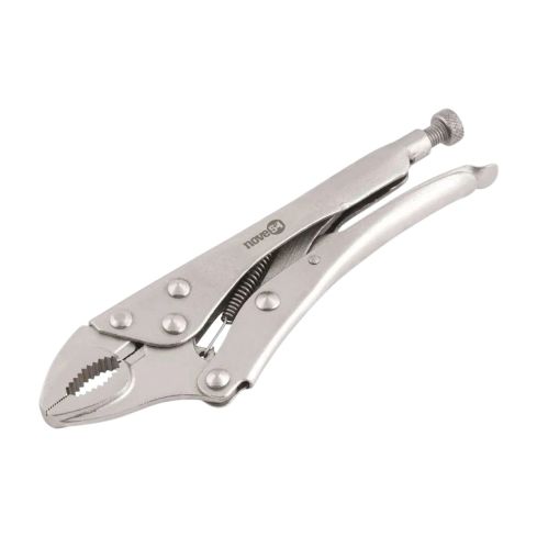 ALICATE DE PRESSAO 10 254mm MORDENTE CURVO ACNiquelado - NOVE54