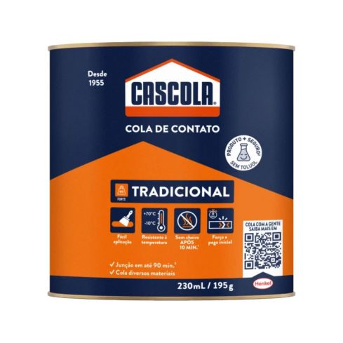 CASCOLA TRADICIONAL S TOLUOL 195g - HENKEL