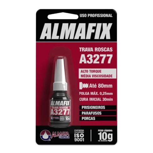 ALMAFIX TRAVA ROSCAS A3277 ALTO TORQUE 10g - ALMATA QUIMICA