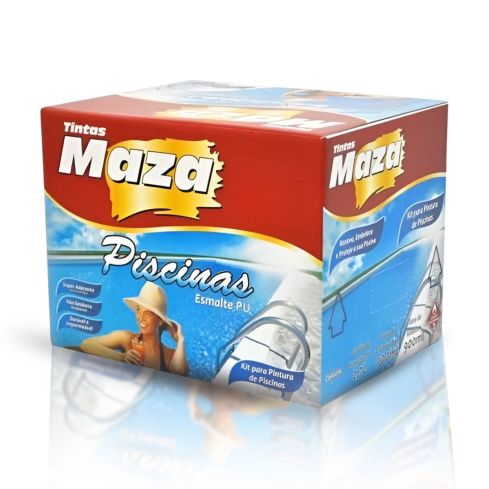 KIT PISCINA PU BRANCO 4,5L - MAZA