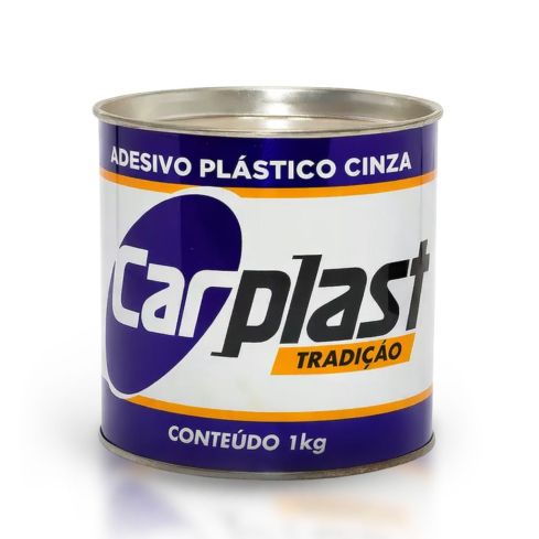 COLA PLASTICA CINZA CARPLAST 1kg - MAXIRUBBER