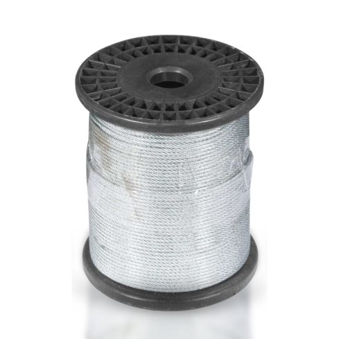 CABO DE ACO PLASTIFICADO 3,18mm 1/8" 6x7 100m - VONDER