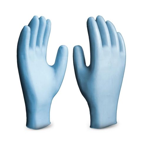LUVA NITRILICA AZUL LIGHT G 9" c/100un - IMBAT LUVAS E PROTEÇAO