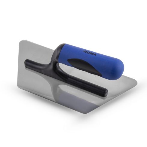 DESEMPENADEIRA ACO INOX TRAPEZOIDAL CABO EMBORRACHADO 236x13x12cm - ROMA