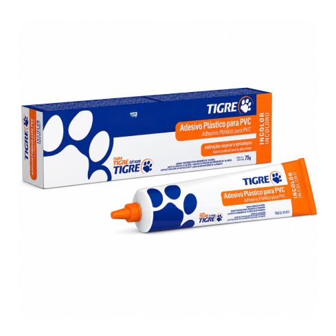 ADESIVO PVC BISNAGA INCOLOR 75g - TIGRE