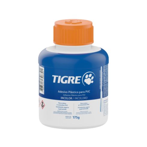ADESIVO PVC FRASCO INCOLOR 175g - TIGRE