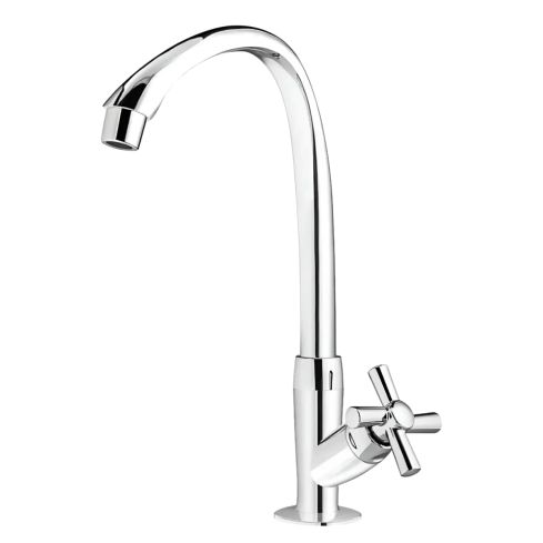 TORNEIRA COZINHA MESA BICA ALTA MOVEL 1/2" CROSS CROMO - TIGRE