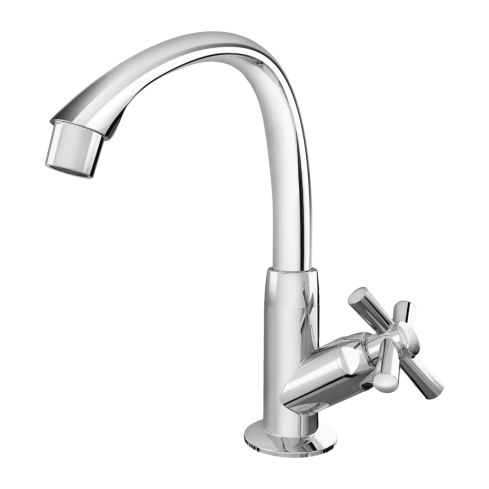 TORNEIRA LAVATORIO MESA BICA ALTA MOVEL 1/2" CROSS CROMO - TIGRE