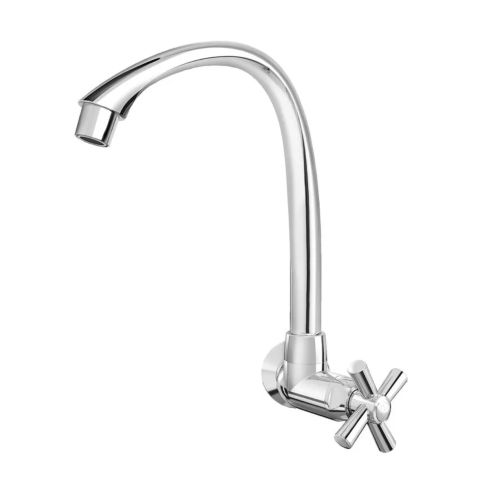 TORNEIRA COZINHA PAREDE BICA ALTA MOVEL 1/2" 3/4" CROSS CROMO - TIGRE